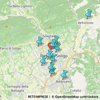 Mappa Via Giacomo Battistella, 31053 Pieve di Soligo TV, Italia (1.53364)