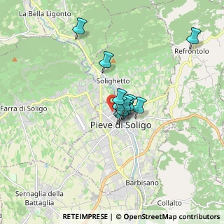 Mappa Via Giacomo Battistella, 31053 Pieve di Soligo TV, Italia (1.10636)