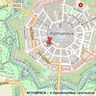 Mappa Piazza Garibaldi, 2, 33057 Palmanova, Udine (Friuli-Venezia Giulia)