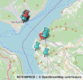 Mappa Via Avv. Franco Bassani, 21014 Laveno-Mombello VA, Italia (3.809)