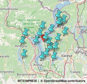 Mappa Via Avv. Franco Bassani, 21014 Laveno-Mombello VA, Italia (11.4095)