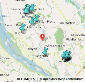 Mappa SP 93, 33030 Varmo UD, Italia (2.5615)