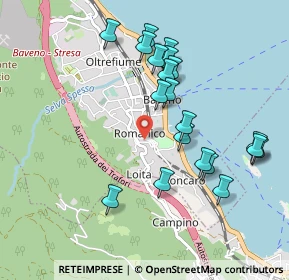 Mappa Via Due Riviere, 28831 Baveno VB, Italia (0.947)