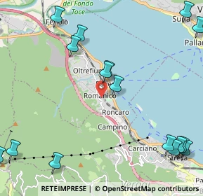 Mappa Via Due Riviere, 28831 Baveno VB, Italia (3.3535)