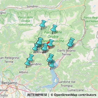 Mappa Via Sorte, 24020 Castione della Presolana BG, Italia (10.73688)