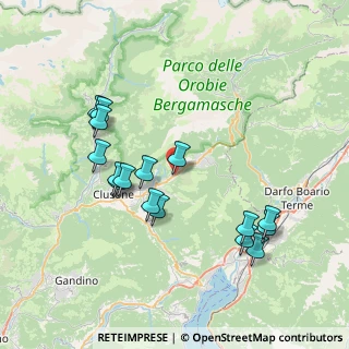 Mappa Via Sorte, 24020 Castione della Presolana BG, Italia (7.57188)