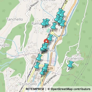 Mappa Via Sant'Anna, 28881 Casale Corte Cerro VB, Italia (0.475)