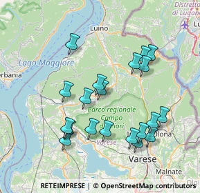 Mappa Via Lazio, 21030 Cuveglio VA, Italia (7.442)