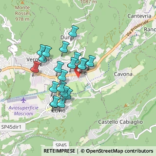 Mappa Via Lazio, 21030 Cuveglio VA, Italia (0.752)