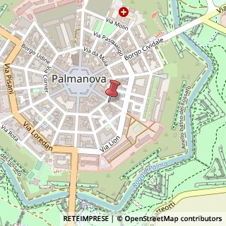 Mappa Contrada Contarini, 18, 33057 Palmanova, Udine (Friuli-Venezia Giulia)