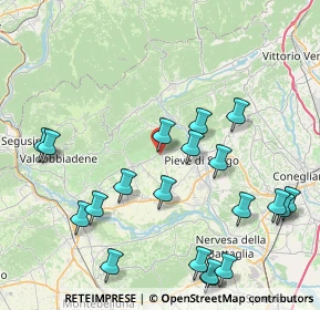 Mappa Via Papa Luciani, 31010 Farra di Soligo TV, Italia (9.6125)
