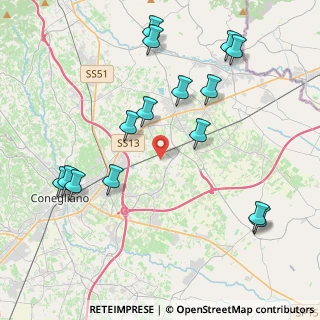Mappa Via Codolo, 31020 San Fior TV, Italia (4.62533)