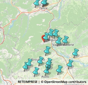 Mappa Piazza dei Martiri, 32031 Alano di Piave BL, Italia (9.198)