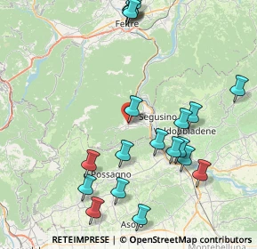 Mappa Piazza dei Martiri, 32031 Alano di Piave BL, Italia (9.328)