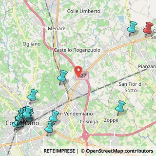 Mappa Via XXV Aprile, 31020 San Fior TV, Italia (3.701)