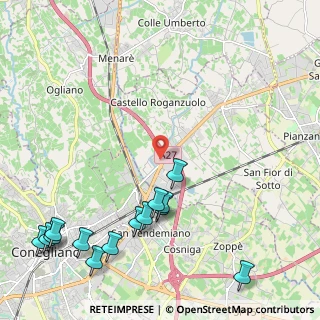 Mappa Via XXV Aprile, 31020 San Fior TV, Italia (2.86214)