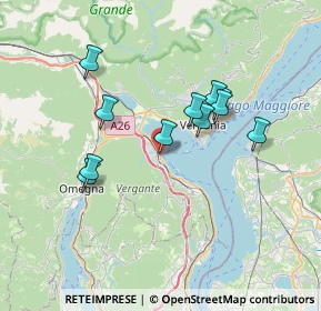 Mappa Strada Statale 33 baveno Km 90+627, 28831 Baveno VB, Italia (6.11909)