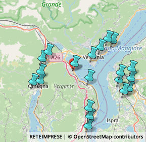 Mappa Via Monte Grappa, 28831 Baveno VB, Italia (8.6855)