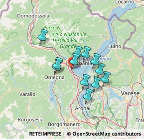 Mappa Via Domo, 28831 Baveno VB, Italia (9.74333)
