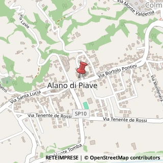 Mappa Piazza dei Martiri, 2, 32031 Alano di Piave, Belluno (Veneto)