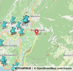 Mappa SS 240 Dir, 38062 Arco TN, Italia (3.00533)