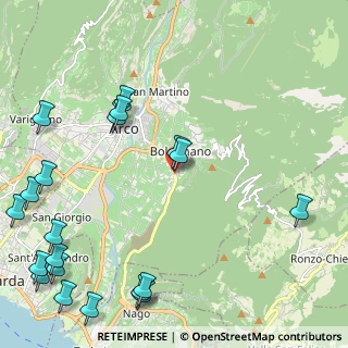 Mappa SS 240 Dir, 38062 Arco TN, Italia (3.153)