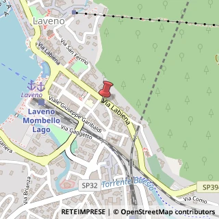 Mappa Via Labiena, 94, 21014 Laveno-Mombello, Varese (Lombardia)