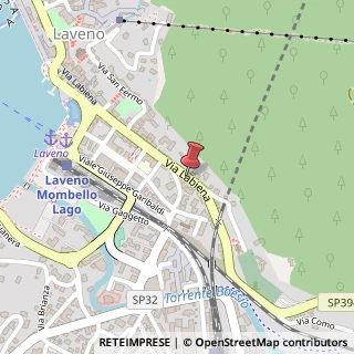 Mappa Via Labiena,  104, 21014 Laveno-Mombello, Varese (Lombardia)