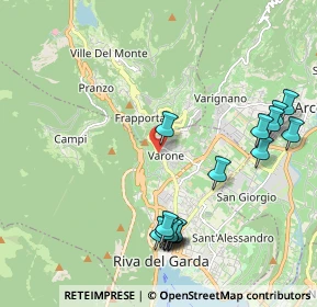 Mappa Via Nuova, 38066 Riva del Garda TN, Italia (2.3125)