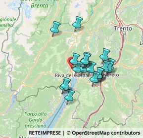 Mappa Via Nuova, 38066 Riva del Garda TN, Italia (10.4465)