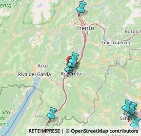 Mappa Via XIII Settembre, 38068 Rovereto TN, Italia (20.82909)