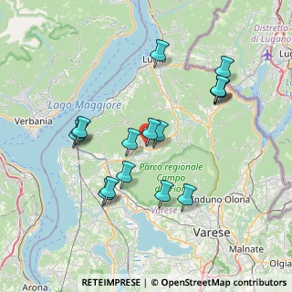Mappa Via Vidoletti, 21030 Cuveglio VA, Italia (7.26688)