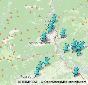 Mappa 32031 Alano di Piave BL, Italia (4.36056)