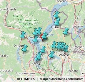 Mappa Via Marconi, 21014 Laveno-Mombello VA, Italia (12.11)