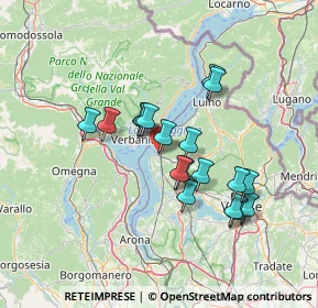 Mappa Viale G. Garibaldi, 21014 Laveno-Mombello VA, Italia (11.62333)