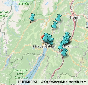 Mappa Via Venezia, 38066 Riva del Garda TN, Italia (10.77789)