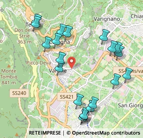 Mappa Via Venezia, 38066 Riva del Garda TN, Italia (1.122)