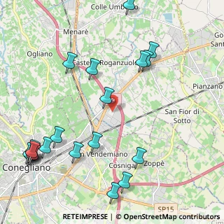 Mappa Via Villa Liccer, 31020 San Fior TV, Italia (2.7645)