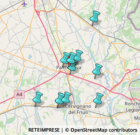 Mappa Vicolo Venezia, 33057 Palmanova UD, Italia (6.44727)