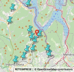Mappa 21050 Porto Ceresio VA, Italia (4.32231)