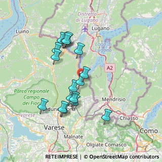 Mappa 21050 Porto Ceresio VA, Italia (6.66529)