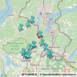 Mappa 21050 Porto Ceresio VA, Italia (7.815)