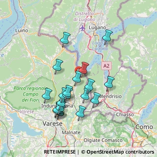 Mappa 21050 Porto Ceresio VA, Italia (7.093)