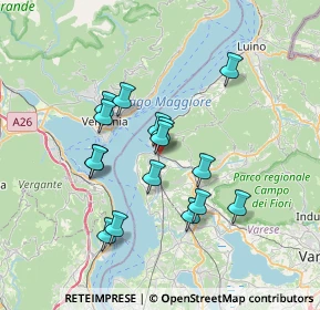 Mappa Via Varese, 21014 Laveno-Mombello VA, Italia (6.11438)