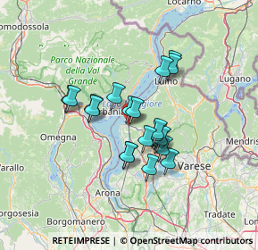 Mappa Via Varese, 21014 Laveno-Mombello VA, Italia (10.007)