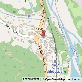 Mappa Via dante alighieri 20, 32031 Alano di Piave, Belluno (Veneto)
