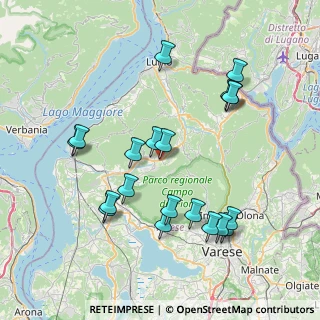 Mappa Via Aldo Moro, 21030 Cuveglio VA, Italia (7.979)