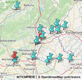 Mappa SS 13 Pontebbana Via Nazionale Presso Parco Fiore, 31020 San Fior TV, Italia (15.92875)