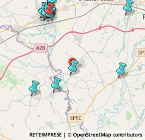 Mappa Via Ungaresca di Brugnera, 33070 Brugnera PN, Italia (5.65813)