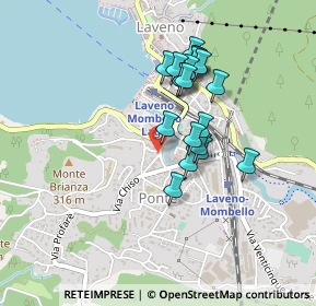 Mappa Via Dalmazia, 21014 Laveno-Mombello VA, Italia (0.3625)